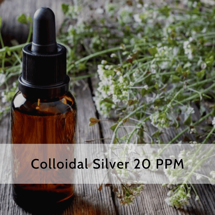 Colloidal Silver 20 PPM - 4 oz